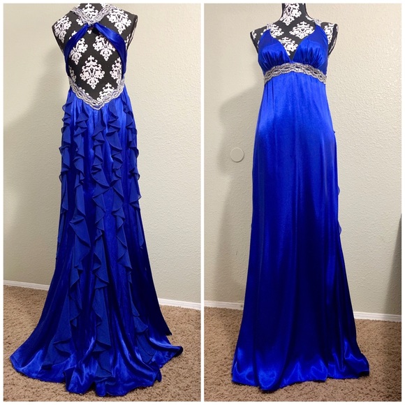 Stacy Sklar Dresses & Skirts - SALE Stunning Formal Prom Dress w/ Sequins Ruffles